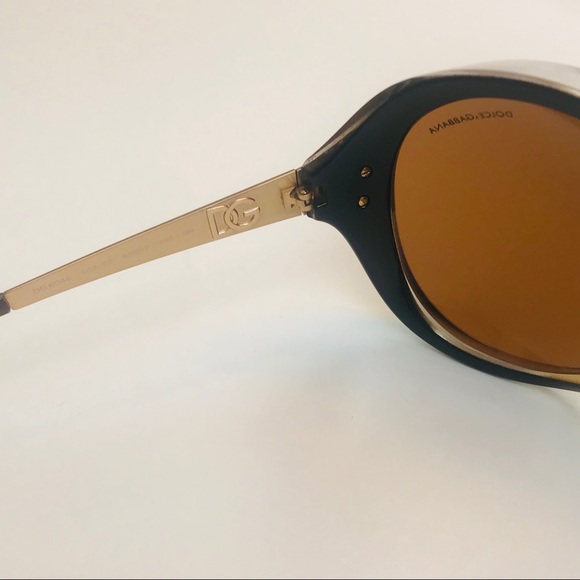 D & G Gold Retro Sunglasses with case - Picture 4 of 8